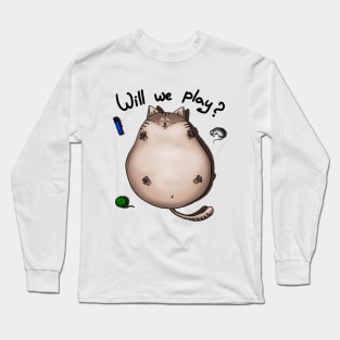 T-shirt with a cat Long Sleeve T-Shirt